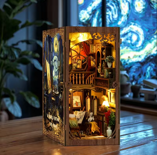 Starry Retreat DIY Book Nook Kit — A Tribute to Vincent van Gogh