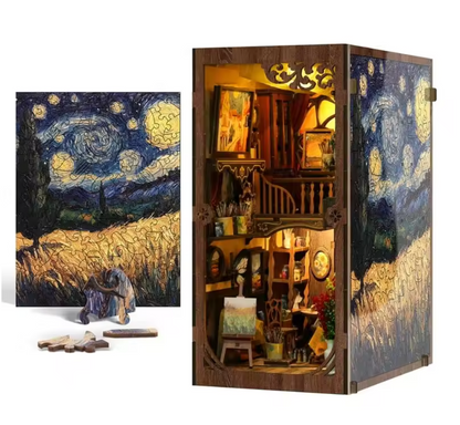 Starry Retreat DIY Book Nook Kit — A Tribute to Vincent van Gogh